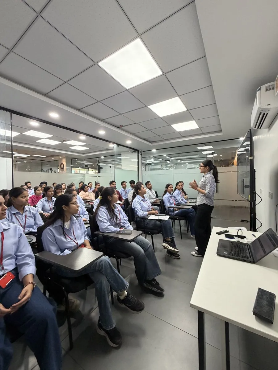 Live classroom session at MITS Academy